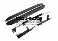 A173ALB.2102.1 - ПОРОГИ-ПОДНОЖКИ (КОМПЛЕКТ) Premium-Black (RIVAL) Honda CR V 4 (2012-2016)