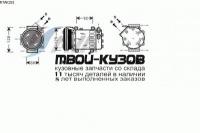 RTAK281 - КОМПРЕССОР КОНДИЦИОНЕРА (AVA) Renault Symbol 1 (1998-2005)