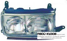 ФАРА ЛЕВАЯ СТОРОНА (DEPO) С МОЛДИНГ ХРОМ для Toyota LANDCRUISER 80 (01.1990 - 01.1998)