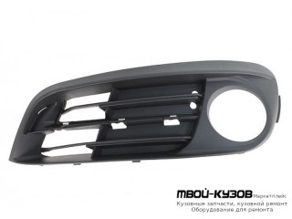 РЕШЕТКА БАМПЕРА ПЕРЕДНИЙ ЛЕВАЯ СТОРОНА С ОТВЕРСТИЯМИ ПОД ПРОТИВОТУМАННЫЕ ФАРЫ (ТАЙВАНЬ) для BMW F10 5 series (2010-)