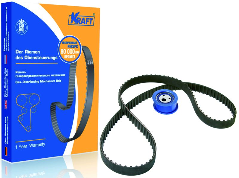 Ремень ГРМ ВАЗ-2108 и ролик натяжителя (KRAFT) КТ 685498