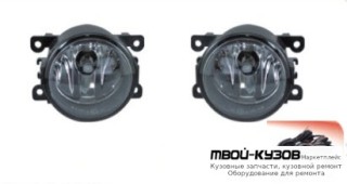 ФАРА ПРОТИВОТУМАННАЯ ЛЕВАЯ + ПРАВАЯ (КОМПЛЕКТ) С ПРОВОДК , КНОПКОЙ (КИТАЙ) для Renault LOGAN (2005-2014), Renault MEGANE (2003-2007), Citroen C4 (11.2004-) PICASSO (2006-), Citroen C5 (03.2001 - 09.2004) (10.2004-), Ford EXPLORER (2011-), Daewoo NEXIA (20