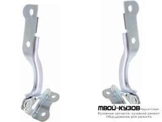 ПЕТЛЯ КАПОТА ЛЕВАЯ + ПРАВАЯ (КОМПЛЕКТ) (КИТАЙ) для Chevrolet AVEO T250 (2006-), Ravon NEXIA R3 (2016-)