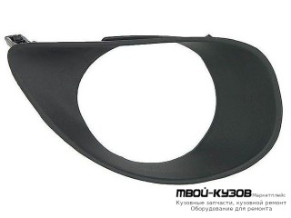 РЕШЕТКА БАМПЕРА ПЕРЕДНИЙ ПРАВАЯ СТОРОНА С ОТВЕРСТИЯМИ ПОД ПРОТИВОТУМАННЫЕ ФАРЫ (ТАЙВАНЬ) для Toyota YARIS (08.2005-)