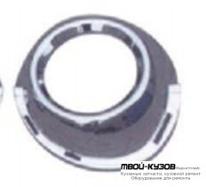 РЕШЕТКА БАМПЕРА ПЕРЕДНИЙ ПРАВАЯ СТОРОНА С ОТВЕРСТИЯМИ ПОД ПРОТИВОТУМАННЫЕ ФАРЫ ХРОМ (КИТАЙ) для Peugeot 307 (2005-)