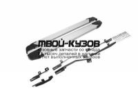 F173AL.4108.2 - ПОРОГИ-ПОДНОЖКИ (КОМПЛЕКТ) Silver (RIVAL) Nissan Murano Z51 (2009-2016)