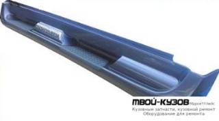 ПОРОГ-ПОДНОЖКА ЛЕВАЯ + ПРАВАЯ (КОМПЛЕКТ) OEM STYLE для KIA SORENTO (05.2002 - 2008)