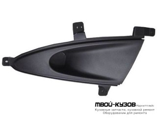 РЕШЕТКА БАМПЕРА ПЕРЕДНИЙ ПРАВАЯ СТОРОНА С ОТВЕРСТИЯМИ ПОД ПРОТИВОТУМАННЫЕ ФАРЫ (ТАЙВАНЬ) для Hyundai ELANTRA (2007-)