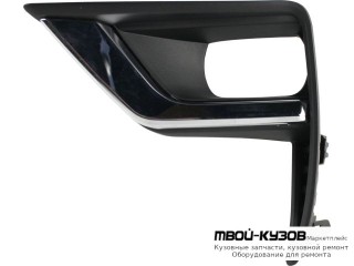 РЕШЕТКА БАМПЕРА ПЕРЕДНИЙ ЛЕВАЯ СТОРОНА С ХРОМ МОЛДИНГ (КИТАЙ) для Toyota LANDCRUISER PRADO 150 (2017-)