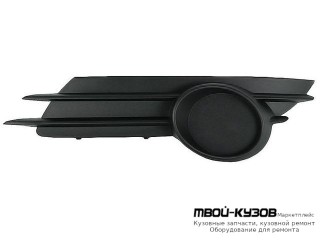 РЕШЕТКА БАМПЕРА ПЕРЕДНИЙ ЛЕВАЯ СТОРОНА БЕЗ ОТВЕРСТИЙ ПОД ПРОТИВОТУМАННЫЕ ФАРЫ (ТАЙВАНЬ) для Opel CORSA (2006-)