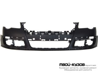 БАМПЕР ПЕРЕДНИЙ С ОТВЕРСТИЯМИ ПОД ОМЫВАТЕЛЬ ФАР , ПОД ДАТЧИКИ (КИТАЙ) для Volkswagen PASSAT B6 (06.2005-)