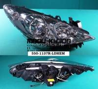 550-1137R-LDHEM - ФАРА ПРАВАЯ (DEPO) Peugeot 307 (2005-2008)