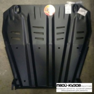 ЗАЩИТА ПОДДОНА ДВИГАТЕЛЯ + КПП , С КРЕПЛЕН , СТАЛЬН для Nissan X-TRAIL (03.2007-)