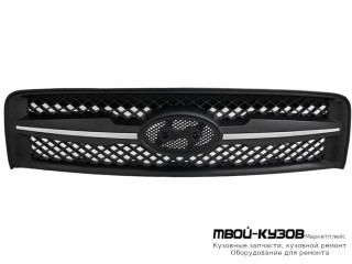 РЕШЕТКА РАДИАТОРА С ХРОМ МОЛДИНГ ЧЁРНЫЙ (ТАЙВАНЬ) для Hyundai TUCSON (04.2004-)