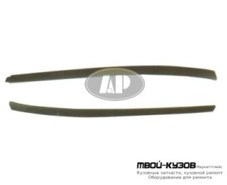 СПОЙЛЕР БАМПЕРА ПЕРЕДНИЙ ЛЕВАЯ СТОРОНА ЧЁРНЫЙ (ТАЙВАНЬ) для Peugeot 307 (08.2001-)