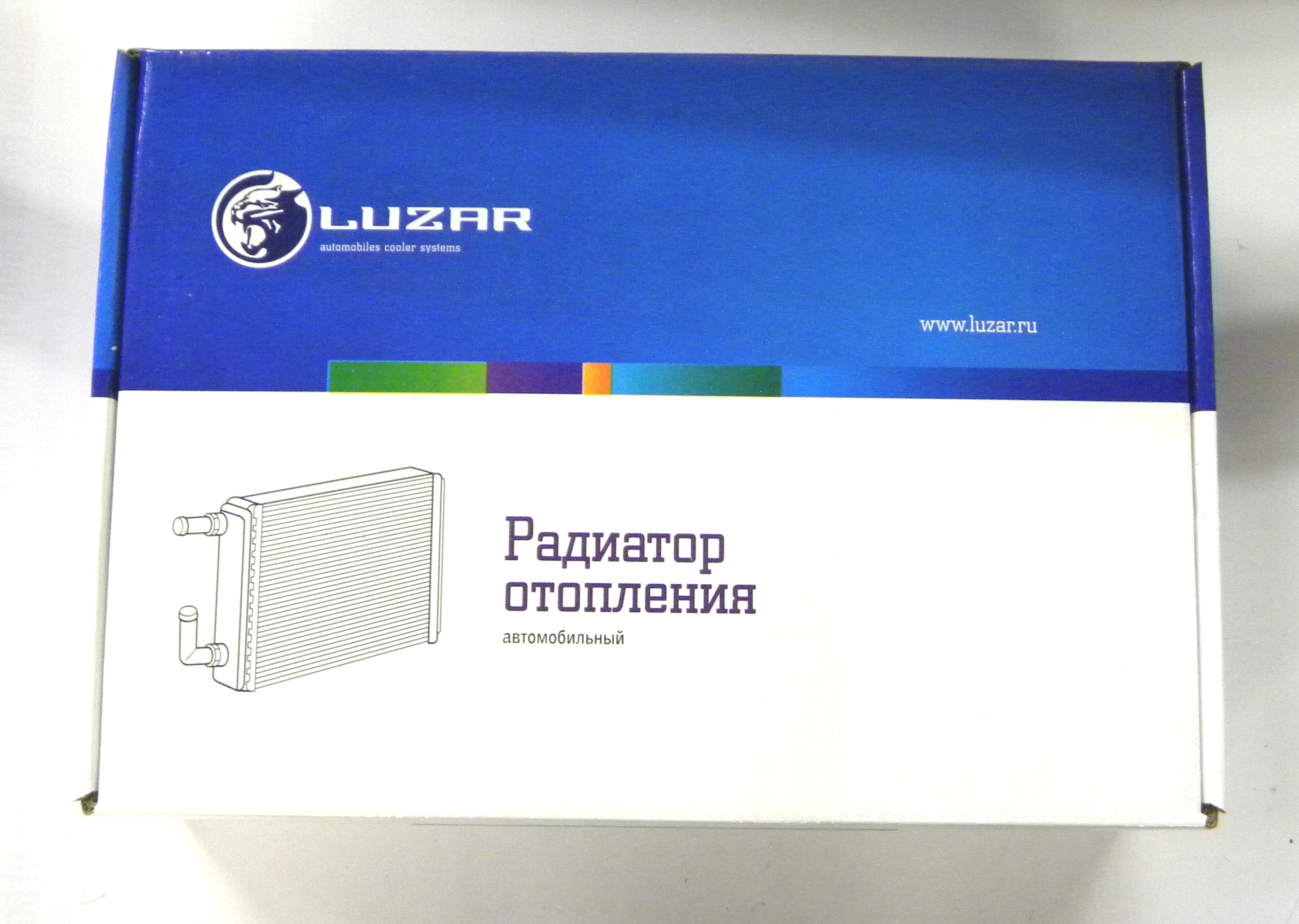 Радиатор отопителя ВАЗ-1118, 2170 алюминиевый Panasonic (LUZAR) LRh01182b