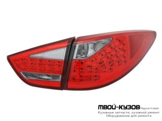 ФОНАРЬ ЗАДНИЙ ВНЕШНИЙ+ВНУТР ЛЕВАЯ + ПРАВАЯ (КОМПЛЕКТ) ТЮНИНГ С ДИОД (EAGLE EYES) ВНУТРИ КРАСНЫЙ-БЕЛ для Hyundai IX35 (2010-)