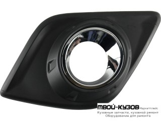 РЕШЕТКА БАМПЕРА ПЕРЕДНИЙ ПРАВАЯ СТОРОНА С ХРОМ МОЛДИНГ (КИТАЙ) для Toyota HILUX (2015-)