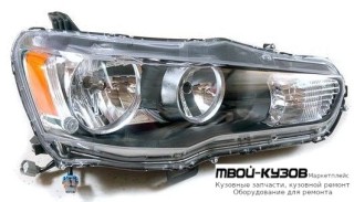 ФАРА ПРАВАЯ СТОРОНА ПОД КОРРЕКТОР (DEPO) для Mitsubishi LANCER (03.2007-)