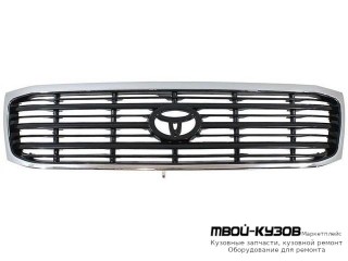 РЕШЕТКА РАДИАТОРА ХРОМ-ЧЁРНЫЙ (ТАЙВАНЬ) для Toyota LANDCRUISER 100 (1998-)