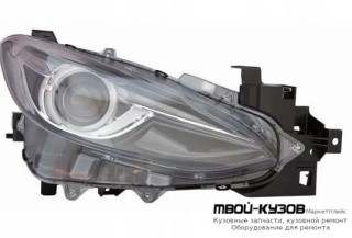 ФАРА ПРАВАЯ СТОРОНА ПОД КОРРЕКТОР , ДИОД , (КСЕНОН) (DEPO) для Mazda 3 (2013-)