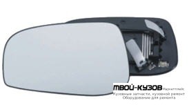 СТЕКЛО ЗЕРКАЛА ЛЕВАЯ СТОРОНА С ПОДОГРЕВОМ (ASPHERICAL) (ТАЙВАНЬ) для Volvo S60 (2000-), Volvo S80 (1998-)