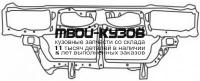 MBGAL97-380 - СУППОРТ РАДИАТОРА (ТАЙВАНЬ) Mitsubishi Galant 8 (1997-2003)