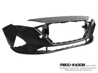 БАМПЕР ПЕРЕДНИЙ КРАШЕН (РОССИЯ) для Hyundai SOLARIS (2017-)