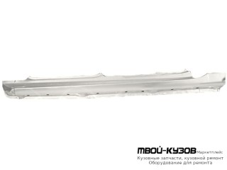 ПОРОГ ЛЕВАЯ СТОРОНА (KLOKKERHOLM) для Ford FIESTA (2008-)