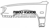 TYCAM92-271-L - КРЫЛО ПЕРЕДНЕЕ ЛЕВОЕ (ТАЙВАНЬ) Toyota Camry V10 (1992-1996)