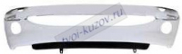 206 БАМПЕР переднийИЙ с отверстием под повторитель поворота П-ПРОТИВОТУМ загрунтов. (под покраску)