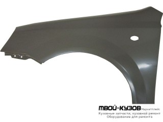 КРЫЛО ПЕРЕДНИЙ ЛЕВАЯ СТОРОНА С ОТВ ПОД ПОВТОРИТЕЛЬ (СЕДАН) (КИТАЙ) для Ravon GENTRA (2015-), Chevrolet LACETTI (2004-) / DAEWOO NUBIRA (2004-)