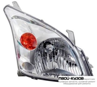 ФАРА ПРАВАЯ СТОРОНА ПОД КОРРЕКТОР (DEPO) для Toyota LANDCRUISER PRADO 120 (09.2002-)