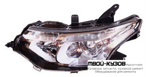 ФАРА ЛЕВАЯ СТОРОНА ЛИНЗОВАННАЯ (КСЕНОН) С КОРРЕКТОР (КИТАЙ) для Mitsubishi OUTLANDER (2013-)