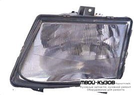 ФАРА ЛЕВАЯ СТОРОНА ПОД КОРРЕКТОР (DEPO) для Mercedes VITO / VIANO (1996-)