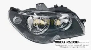 ФАРА ПРАВАЯ СТОРОНА ВНУТРИ ЧЁРНЫЙ (КИТАЙ) для Fiat ALBEA / PALIO (2005-)