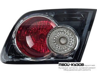 ФОНАРЬ ЗАДНИЙ ВНУТРЕН ПРАВАЯ СТОРОНА (СЕДАН) (ХЭТЧБЭК) ВНУТРИ (DEPO) ЧЁРНЫЙ для Mazda 6 (2002-2007)