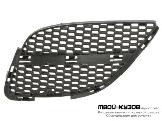 РЕШЕТКА РАДИАТОРА ЛЕВАЯ СТОРОНА БЕЗ МОЛДИНГ ЧЁРНЫЙ (ТАЙВАНЬ) для Nissan ALMERA N16E (2002-)