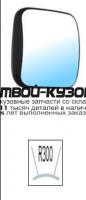 EB04AA0Z00N - СТЕКЛО ЗЕРКАЛА (1 шт.) ЛЕВОЕ=ПРАВОЕ (DEPO) Mercedes Actros MP1 (1996-2002)