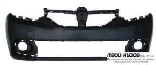 БАМПЕР ПЕРЕДНИЙ (ИТАЛИЯ) для Renault LOGAN / SANDERO (2014-)
