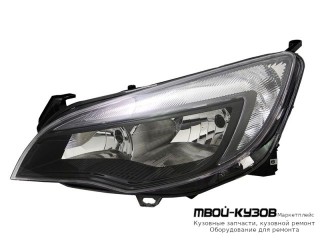 ФАРА ЛЕВАЯ СТОРОНА ВНУТРИ ЧЁРНЫЙ (КИТАЙ) для Opel ASTRA J (2009-)
