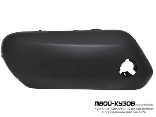 МОЛДИНГ БАМПЕРА ПЕРЕДНИЙ ПРАВАЯ СТОРОНА ВНУТРЕН ЧЁРНЫЙ (ТАЙВАНЬ) для Peugeot 307 (2005-)