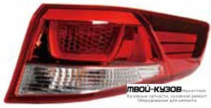ФОНАРЬ ЗАДНИЙ ВНЕШНИЙ ПРАВАЯ СТОРОНА (СЕДАН) (DEPO) для KIA RIO (2011-2017)