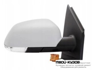 ЗЕРКАЛО ПРАВАЯ СТОРОНА ЭЛЕКТР С ПОДОГРЕВОМ С УКАЗАТЕЛЬ ПОВОРОТА (CONVEX) ГРУНТ (ТАЙВАНЬ) для Volkswagen POLO (08.2001 - 2009)