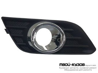 РЕШЕТКА БАМПЕРА ПЕРЕДНИЙ ЛЕВАЯ СТОРОНА С ХРОМ МОЛДИНГ (КИТАЙ) для Opel MOKKA (2012-)