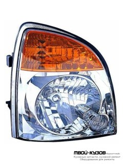ФАРА ПРАВАЯ СТОРОНА ПОД КОРРЕКТОР (DEPO) для Hyundai PORTER H100 (2004-) +ТАГАЗ