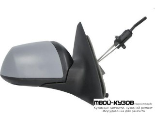 ЗЕРКАЛО ПРАВАЯ СТОРОНА МЕХАН С ТРОСИК (CONVEX) ГРУНТ (ТАЙВАНЬ) для Ford MONDEO (04.2001-)