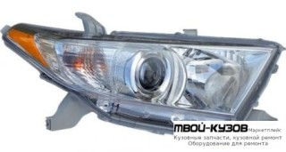 ФАРА ПРАВАЯ СТОРОНА +/- КОРРЕКТОР (USA) (DEPO) для Toyota HIGHLANDER (2010-2013)