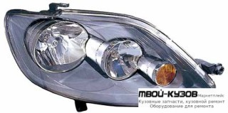 ФАРА ПРАВАЯ СТОРОНА С КОРРЕКТОР (DEPO) для Volkswagen GOLF PLUS (2004-)
