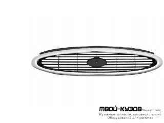 РЕШЕТКА РАДИАТОРА (БЕНЗИН) ХРОМ-ЧЁРНЫЙ (ТАЙВАНЬ) для Ford MONDEO (09.1996 - 03.2001)